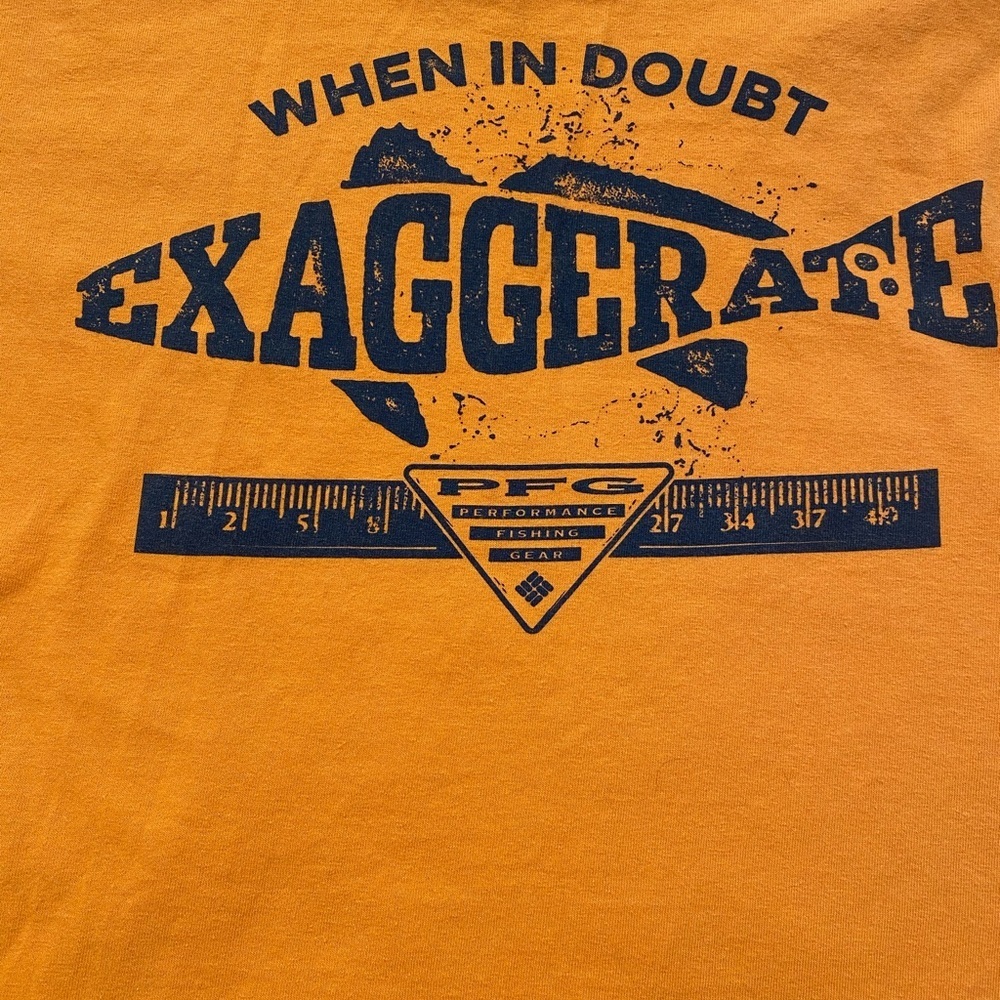 Columbia Men's Orange T-Shirt L - Picture 5 of 7